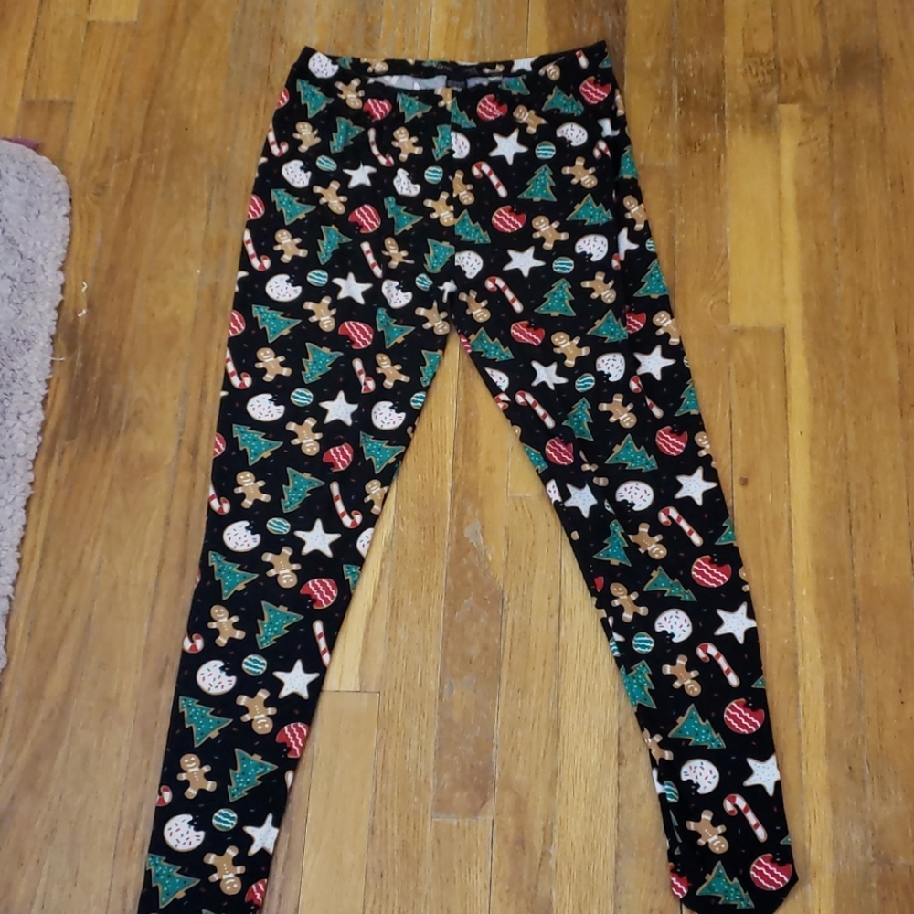 Lot of 3 Christmas leggings NWOT